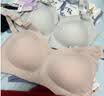 婧麒（JOYNCLEON）升级款无痕哺乳内衣孕妇无钢圈上开口收副乳薄感文胸舒适 灰蓝色 M 实拍图