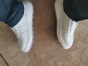 皓顿（HAUT TON）男鞋2025真皮厚底小白鞋男士时尚增高休闲运动鞋新款百搭跑步鞋 白色 40 -适合运动鞋41码 实拍图