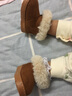 巴布豆儿童棉拖鞋冬宝宝1-3小孩加绒4-5岁男童6-9岁加绒保暖鞋女童棉拖 2016驼色 内长14cm 14码适合脚长12.5-13cm 实拍图