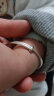 周大生宝宝银手镯一对S990足银镯子婴儿满月男女儿童周岁礼物 晒单实拍图
