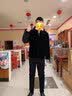 慕千唐貂皮大衣男士外套短毛大码真整貂皮外套男装皮草连帽拉链 丹麦整貂   连帽 2XL 建议体重  130斤-140斤 实拍图