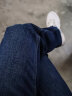 吉普（JEEP）牛仔裤男宽松夏季男士直筒中腰商务休闲新款男装牛仔裤子 2018蓝色薄款 30码 实拍图