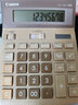 佳能（Canon）WS-1200H时尚白领商务型台式会计电子计算器12位数太阳能大号财务办公用计算机 杏啡色 实拍图