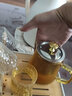 正扬玻璃茶具套装家用日式功夫简约整套茶盘小办公泡茶壶茶杯透明过滤 雅致壶+6龙纹黄+杯架+长条白 实拍图
