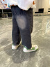 泰兰尼斯春夏学步鞋男宝宝透气机能鞋女童防滑婴儿面包鞋 白/绿 26码 晒单实拍图