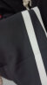 莫代尔运动裤子女春夏款休闲直筒阔腿裤黑色宽松垂感2024年新款显瘦长裤 黑色 XL码（适合111-120斤） 晒单实拍图