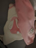 小三月6个月新生婴幼儿秋冬季加绒保暖内衣套装开裆分体加厚双面绒外套 A072和A-K071粉色【平腰按扣】 59码，建议6-12斤 实拍图