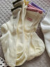 南极人（Nanjiren）4双袜子女士中筒袜春夏季白色刺绣长筒袜长袜棉袜运动袜夏天 晒单实拍图