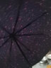 创意三折晴雨两用雨伞女  学生男士潮流小黑胶防晒遮阳伞 小清新户外便携折叠太阳伞 久合版-繁星 实拍图