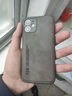辽科适用苹果12mini手机壳羊巴皮保护套车载磁吸镜头全包抗震防摔轻奢复古商务皮质简约高档轻薄手机套 苹果12mini【石墨灰】 支持车载磁吸【配屏幕膜】 实拍图