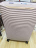 新秀丽（Samsonite）行李箱28英寸简约大波浪箱大容量旅行拉杆箱KJ1丁香紫密码箱 实拍图