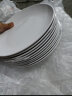 麦德凯A5食品级密胺盘子浅盘10英寸10个自助餐圆盘菜盘商用仿瓷餐盘圆形 晒单实拍图