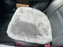 蜇瑞纯羊毛汽车坐垫冬季毛绒 高档澳洲皮毛一体短毛绒汽车座垫 雾灰色高档纯羊毛三件套坐垫 实拍图