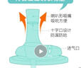 适配格罗咪咪重力球吸管吸嘴配件替换贝亲/nuk/爱得利/bobo宽口奶瓶鸭嘴奶嘴转换秒变吸管杯 吸嘴3个 实拍图