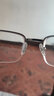 宾田（BINTIAN）近视眼镜男斯文半框眼镜理工男近视男女可配度数眼镜框配眼镜 双眼近视-600度 (含镜盒镜布) 实拍图