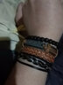 子午线 四件套手链男士手链欧美复古编织diy皮质手链手绳手饰品 实拍图