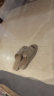 MUJI男女通用 黄麻混厚底拖鞋  原色 M・240mm（2.0）前开  晒单实拍图