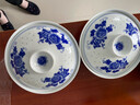 睿初带盖菜盘子汤碗青花瓷碗碟套装碟子陶瓷和合器微波炉餐具景德镇 7英寸五件套 实拍图