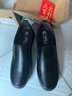厨王厨房专用厨师鞋男工作鞋防水防滑防油商务皮鞋轻便透气劳保休闲鞋 厨师2号-黑色标准 41 实拍图