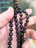 润玺 手工珠链吊坠挂件绳珠链挂绳子珠子挂坠绳脖颈绳男女挂绳 8MM 彩虹眼黑曜石 实拍图