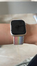 威千图适用苹果手表表带s11表带apple watch表带编织iwatch s10表带男女款ultra3/se3/ultra2/s9/s8/s7/2 官款1:1【白色彩虹版色】 【38/40/41/4 实拍图