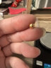 盛世黄金转运珠碎金块金线AU999配件 金线【0.02克】 实拍图