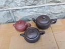处理老一厂库存茶壶早期宜兴原矿紫砂手工老提梁洋桶紫砂老茶壶 68年款景舟竹节 240ml 实拍图