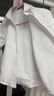 罗蒙儿童加绒白衬衫校园服饰款演出服 白色加绒衬衫 120 实拍图