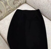 她池高腰半身裙2025秋装新款女装时尚直筒开衩中长款裙子 实拍图