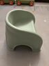兔可图婴幼儿童塑料小凳子靠背椅加厚宝宝沙发餐椅小椅子防滑板凳洗澡凳 抹茶青 1只【优质加厚PP材质】 实拍图