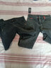 欧牧郎2025秋冬季牛仔裤男修身小脚裤男弹力韩版潮流休闲加绒加厚长裤子 8913灰色+1982灰色 30 码（腰围2尺3） 实拍图