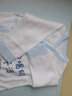 优奇婴儿衣服新生儿纯棉连体衣春秋初生儿0-3个月宝宝内衣刚出生睡衣 2件【夏款】小奶瓶+浅蓝 52cm 实拍图