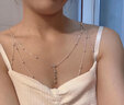 AIOSC胸链身体链流苏项链情侣轻奢小众男女情趣纯欲配饰高级感锁骨骨链 胸链+项链【银色款】 实拍图