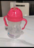 贝博士（b.box）重力球吸管杯宝宝学饮吸管杯大肚杯防呛防漏6个月以上杨梅红240ml 实拍图