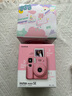 富士instax miniSE 一次成像拍立得相机 旅行 智能 拍照 礼物 粉色 官配（含专属配件盒） 实拍图
