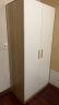 森普顿 衣柜卧室平开门衣柜实木组合现代简易简约板式家用柜子收纳衣橱 两门衣柜（80*50*180） 实拍图