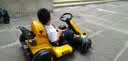 贝多奇儿童电动卡丁车四轮遥控宝宝玩具车可坐大人男女孩漂移童车 萨玛特黄12V电瓶+车身调节+遥控 实拍图