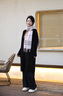 上海故事羊绒围巾女冬格子保暖披肩100%羊绒围巾送女友长辈妈妈高档礼物 粉色 180X30cm（含流苏） 实拍图