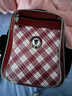UnMeunme儿童书包 小学生男初中女书包双肩背包一年级书包男女 1-5年级 3214S红格 小挂件+腰扣 实拍图