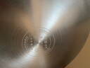 皖骄子304不锈钢炒锅无涂层圆底尖底炒锅 五层钢健康燃气凹面电磁炉通用 42厘米双耳锅内径 40cm 实拍图