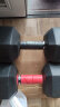 艾美仕（AiMeiShi）哑铃男士健身家用器材女练臂肌一对六角包胶亚玲环保套装组合学生 15KG 一副（左右手各7.5公斤） 晒单实拍图