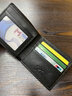 七匹狼（SEPTWOLVES）钱包男短款真皮男士皮夹新款钱夹生日情人节520礼物送男友 主图款黑色（爱心礼盒） 实拍图