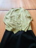 深呼吸DEEP BREATH女装V领天丝三醋酸葱纱针织开衫女A400713 迷迭香绿 L (4) 实拍图