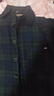 马登工装 复古羊毛混纺格子外套厚实格纹ins帅气休闲夹克男 蓝绿格 M 实拍图