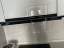 AMKA抽拉式抽油烟机 小尺寸超薄变频小户型厨房 小型公寓矮款内循环无烟道嵌入式 白色矮脖吸烟机600mm 【基础款套装C3】90cm黑色油烟机+双眼电磁炉 实拍图