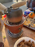 棉小城潮汕红泥炭炉户外煮茶炉粗陶侧把烧水壶围炉煮茶老式风炉复古手工 单壶【圆满提梁壶】750ml 晒单实拍图