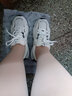 回力老爹鞋女ins潮女鞋新款休闲鞋春秋鞋百搭鞋子学生显脚小运动鞋 白/黑（双网款） 35 实拍图