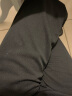 H&M女装西裤夏季斜纹布中腰舒适修身通勤直筒西裤1176514 黑色 160/72 晒单实拍图