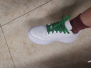 魅汾适配耐克aj空军一号AJ运动鞋扁鞋带男彩色匡威1970s帆布鞋鞋绳女 绿色 (120cm) 实拍图