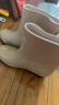 回力雨鞋女士款时尚雨靴水鞋水靴户外防水不易滑耐磨舒适HL523卡其38码 晒单实拍图